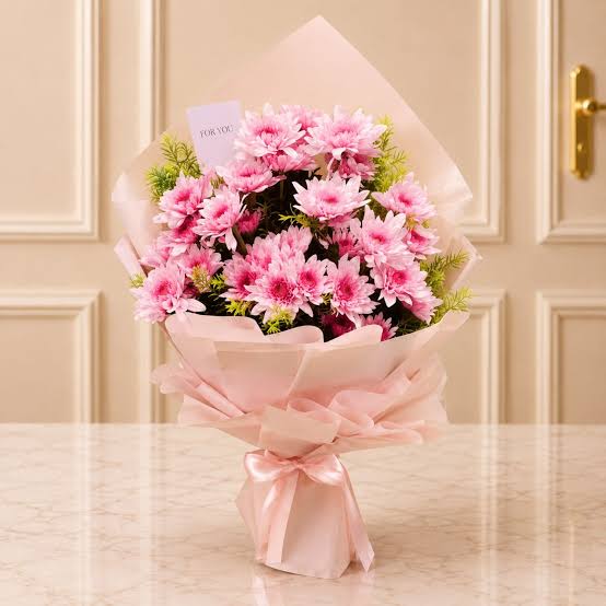 Pink Imported Flowers Bouquet